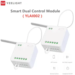 Control Original Yeelight Twoway Control Module Wireless Relay Controller 2 Channel Intelligent Switch Work For Mihome App