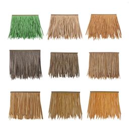 Decorative Flowers Straw Roof Thatch Decor Multi Use Universal Simple Using Accs Durable Grass Skirting For Bar Outdoor Garden Pavilion