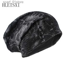 Hats Scarves Sets HLEISXI Mens Hip Hop Fashion Beanies Skullies Spring Warm Thin Mens Brand Hole Casual Hat Outdoor Womens New HatC24319