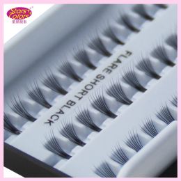 Eyelashes Free Shipping 10 trays Hot sell product import 8 flares eyelash natural false Synthetic Hair knot Eyelash Extension 60 bunches