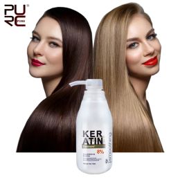 Treatments PURC Brazilian 8% 300ml Keratin Treatment Straightening Hair Eliminate Frizz and Make Shiny and Smooth Keratin for Hair Care