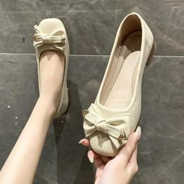 Dress Shoes Single Women 2024 Summer Shallow Mouth Fashion Soft Sole Small Fragrance Quality Ladle