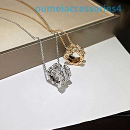 Designer Luxury Brand Jewellery Necklaces Body 925 Pure Silver Plated 18k Gold Necklace Bone Snake Shaped Pendant