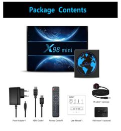 X98 MINI Amlogic S905W2 TV Box Android 11 Quad Core 4G 32G 24G5G Dual Wifi BT 100M 4K Smart Media Player tx3mini plus8379083