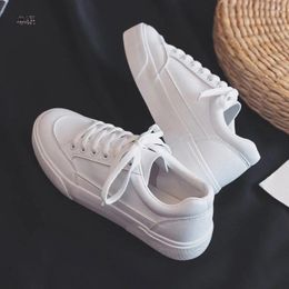 Casual Shoes 2024 Women White Colour Female Board Shoes-WAF