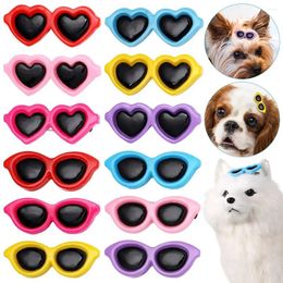 Dog Apparel Pet Supplies Lovely Puppy Bows Heart Shape Hair Barrette Hairpins Sunglasses Clips