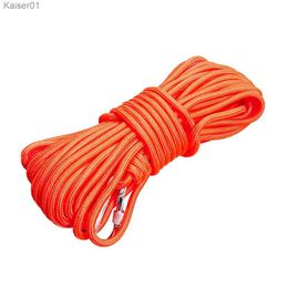 Climbing Ropes Outdoor climbing safety rope fire rescue rope parachute rope camping climbing survival tool with hook 6MM-8MML2403