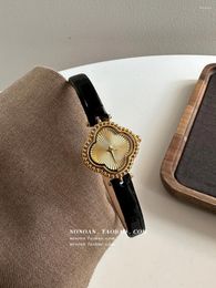 Wristwatches Four-leaf Clover Quartz Woman Accesories Lady Watch Luxury Fashion Gift In Watches For Women Wrist