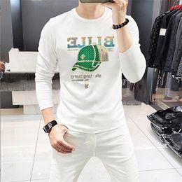 New 2024 Mens Womens Designer T shirt Fashion man T-shirts Top Quality Cotton Casual Tees Long Sleeve Luxury Hip Hop Streetwear TShirts Size M-4XL