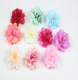 9cm Artificial Silk Flower Peony Rose Heads For Hair Wedding Party Decoration Craft Floral G6268843884