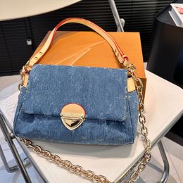 Fashion Cowboy Denim Shoulder Crossbody Bags Jeans Canvas Small Card Holder Shopping Women Clutch Sac Designer Bag Handbag Woman Casual Wallet