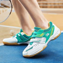 Badminton 2023 New Training Special Badminton Shoes Men's and Women's Anti slip Table Tennis Shoes Velcro Breathable Tennis Shoes