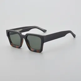 Sunglasses Fashion Niche Square Retro Artsy UV400 Thick Frame Driving Glasses Personality Trend Coloured Large