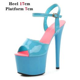 Dress Shoes Dance Women Brand New Sexy Strippers Catwalk Show Sandals 13 15 17 CM High Heels Platform Girls Shoe Party Club Drop Sales H240321V88YCAEW