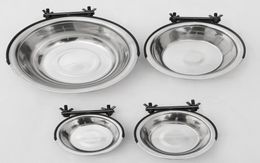 Pet Supplies Suspension Hanging Cage Dog BowlS Fixed Type Food BasinS Stainless Steel Bowl Basin Anti Overturning 11 5mc Y27679085