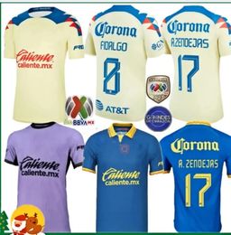 23 24 Club America Soccer Jerseys Liga MX HENRY J.QUINONES 3RD A.ZENDEJAS FIDALGO 2023 2024 HOME AWAY Third Maillot Fans Slim Player Version Football Shirts