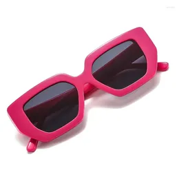 Sunglasses Y2K Thick Frame Square Classic Retro Fashion Personalized Minimalist UV Resistant Sun Glasses Female