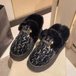 Boots Cold Resistant Cotton Shoes for Women Wearing Snow Boots in WinterNew Korean Version Warm and Anti Slip Snow Boots Flat With