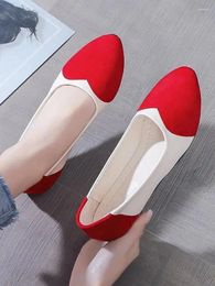 Casual Shoes 2024 Fashion Round Head Comfortable Large Size Women's Lazy Flat Sole Single