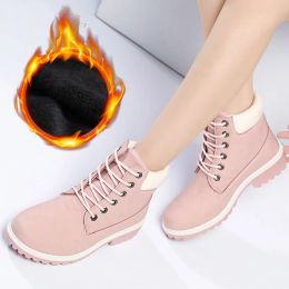 Boots Winter Boots Women Shoes Warm Plush for Cold Winter Woman Snow Boots Fashion Women Ankle Boots Female Footwear Hard Outsole