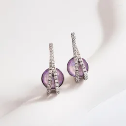 Stud Earrings Anti-allergic Woman Made With Crystals From Austria For Girl Party Accessory Fashion Design Piercing Earing Jewelry