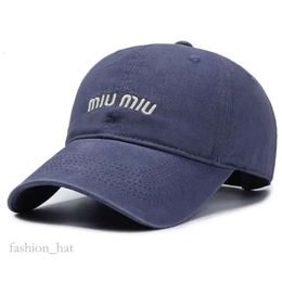 Designer Baseball Cap Women&#039;s Baseball Hat Outdoor Fashion Casual Sunshade Hat Sports Hat Mui Mui Hat 383