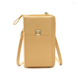 Shoulder Bags Women's Phone Bag Ladies Crossbody Mobile Wallet Messenger Small PU Leather Purse Card Holder For Female