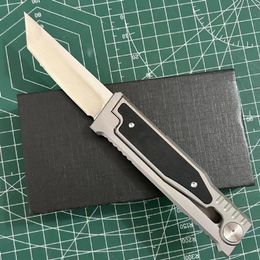 Theone Balisong Free-Swing JL Folding knife D2 Blade CNC Aluminum+G10 Handle Radish Pocket Knives BM42 EDC Tools