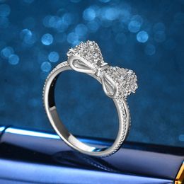 Handmade Butterfly Ring with Micro Inlaid Zircon Fashion Accessory
