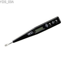 Current Metres Digital Test Pencil Screwdriver Probe Light Voltage Tester Detector AC/DC 12-220V Electrical Test Pen VoltmeterBlack 240320