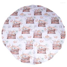 Table Cloth Promotion! 60 Inch Round Indoor & Outdoor Waterproof Tablecloth With Umbrella Hole And Zipper For Patio Garden Party BBQ