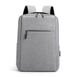 new high quality solid laptop bag portable trendy ultralight backpack large capacity water proof casual knapsack
