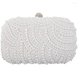 Totes FGGS-Fashion Clutch Bag Beaded Party Bridal Handbag Wedding Evening Purse