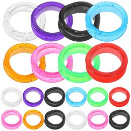Dog Apparel 20 Pcs Scissors Ring Supple Rings Hair Silicone Insert Barber Supplies Stylist Silica Gel Finger Protective Handheld Cover