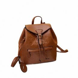 designer Christopher Backpacks Style Fi Packs Women Luxury Handbags Embossed Frs Backpack Drawstring School Bags Classic Mini Student Bag M45 804l#