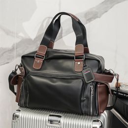 Women Men Luxury Leather Travel Duffle Bag Weekender Bags Leather Handbags For Travelling Outdoor For Girls Boys Backpacks