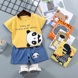 Wholesale New Boys' and Girls' Summer Thin T-Shirt Yucca Dog The Summer I Got Pretty Sweatshirt Shorts Printed 45 Style A98 DHL