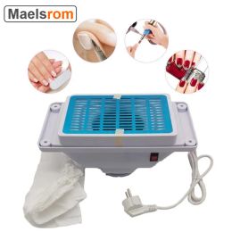 Kits Nail Staubsauger Table Fans Suction Dust Collector Hine Vacuum Cleaner Salon Manicure Pedicure Nail Art Tools with 2 Bags