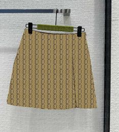 24 Women's Skirts Retro Double Flower Short Half Skirt with Retro Modern Style and Split hem Design 318