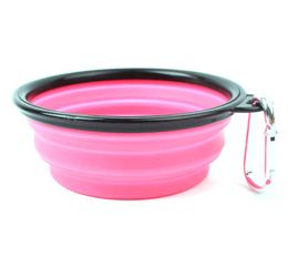 2020 Silicone Collapsible Dog Bowls Large Portable Foldable Travel Camping Bowls Large Dog Bowl Pet Dog Cat Food Dish for Feed and1506094