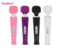 1pcs 10 Speed USB Magic Wand Massager AV Vibrator Clit Stimulation Squirt Vibe Sex Products 4 Colours to Choose AV0042 S197061820346