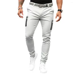 Men's Pants Black Classic Full Length Slim FIT Stretch Chino Trousers For Men Soft And Breathable Fabric Unbranded Brand