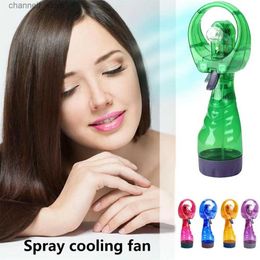 Electric Fans Portable office desk air mist mini water sprayer handheld battery electric water sprayerY240320