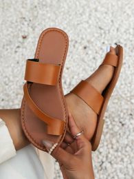 Slippers Sandals Womens Apartment Casual Summer Shoes 2023 New Fashion Dress Flip Beach Bohemian Home Slide H2403254