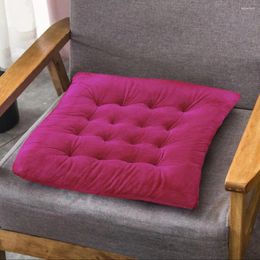 Pillow Seat For Long Sitting Comfortable Square Chair With Strong Resilience Office Home Solid Colour