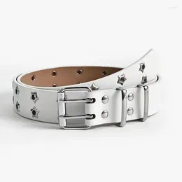 Belts European And American Hollow Punk Leisure Belt