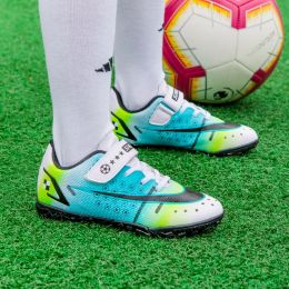 Shoes 2022 Fashion Superstar Children Football Shoes Lightweight TF Soccer shoes Kids Professional Football Futsal Shoes basket garcon