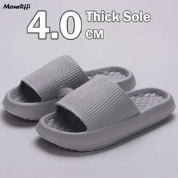 Slippers 2024 Summer Men Massage Sides Indoor Outdoor Sandals Beach Casual Shoes Man Soft For Flip-Flops0158XH H240322