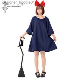 cosplay Anime Costumes Kikis Dery Service Kiki exports to Japan for role-playing aimed at adults with minimal Japanese witch costumeC24320