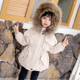 Down Coat Winter Shiny Jacket For Girls Hooded Warm Children 3-14 Years Kids Teenage Cotton Parkas Outerwear